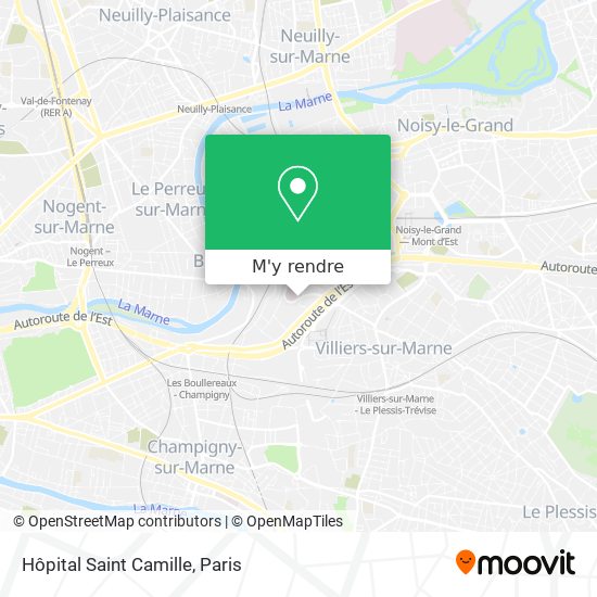 Hôpital Saint Camille plan