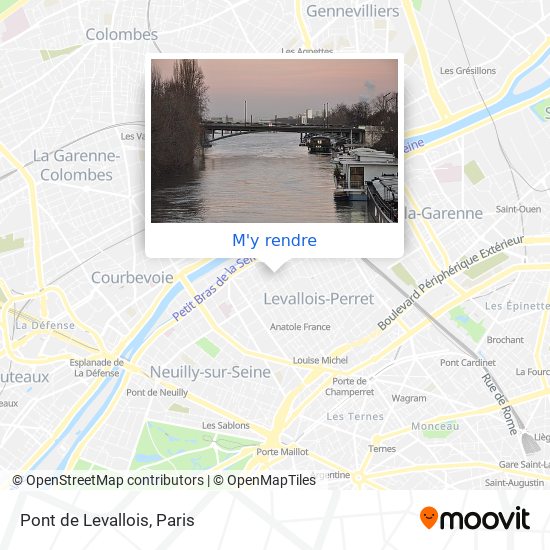 Pont de Levallois plan