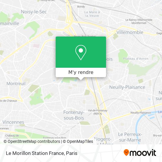 Le Morillon Station France plan