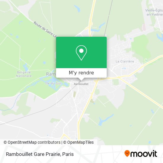Rambouillet Gare Prairie plan