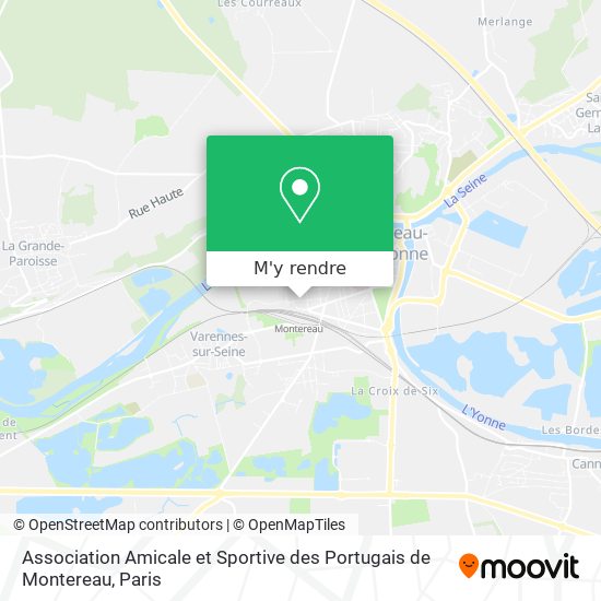 Association Amicale et Sportive des Portugais de Montereau plan