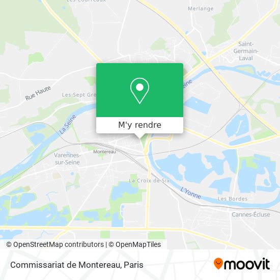 Commissariat de Montereau plan