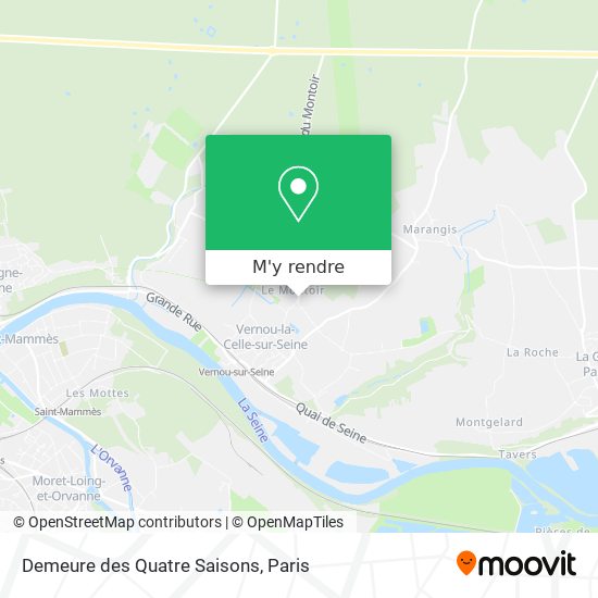 Demeure des Quatre Saisons plan