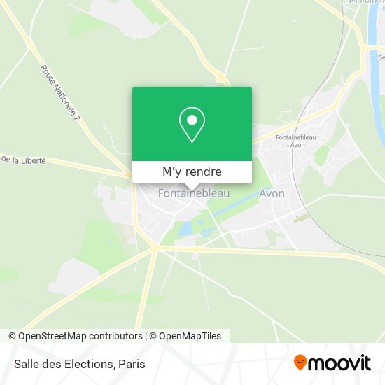 Salle des Elections plan