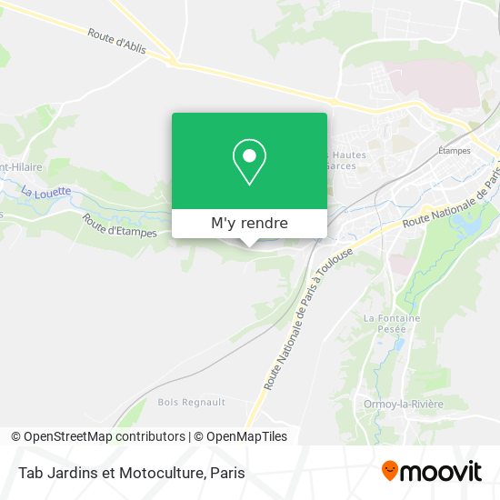Tab Jardins et Motoculture plan