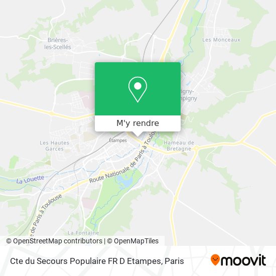 Cte du Secours Populaire FR D Etampes plan