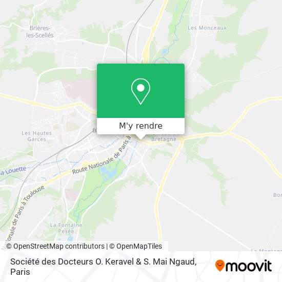 Société des Docteurs O. Keravel & S. Mai Ngaud plan