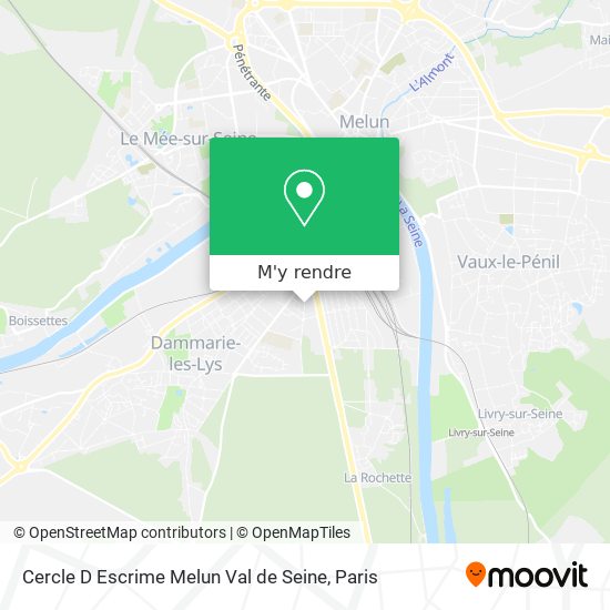 Cercle D Escrime Melun Val de Seine plan