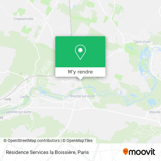 Résidence Services la Boissière plan