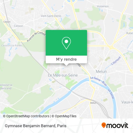 Gymnase Benjamin Bernard plan