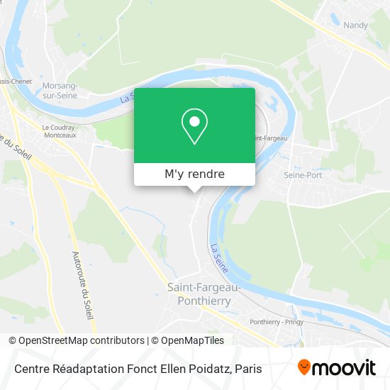 Centre Réadaptation Fonct Ellen Poidatz plan