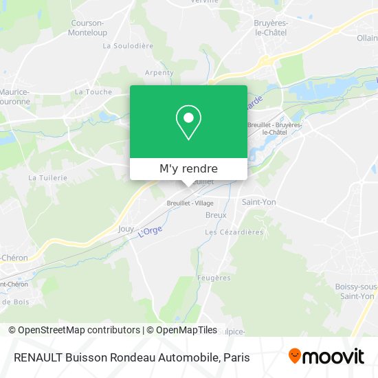 RENAULT Buisson Rondeau Automobile plan