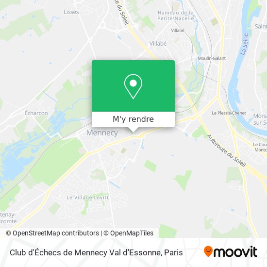 Club d'Échecs de Mennecy Val d'Essonne plan