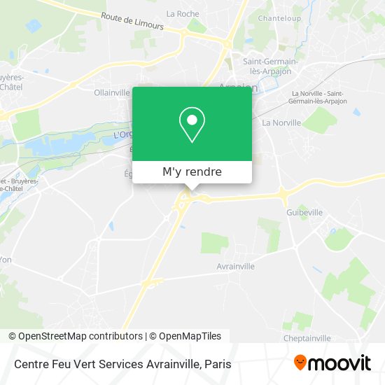 Centre Feu Vert Services Avrainville plan