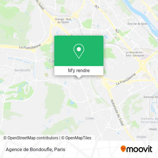 Agence de Bondoufle plan