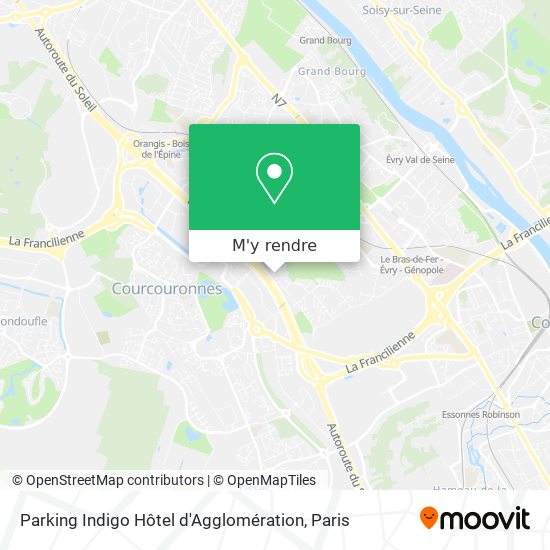 Parking Indigo Hôtel d'Agglomération plan