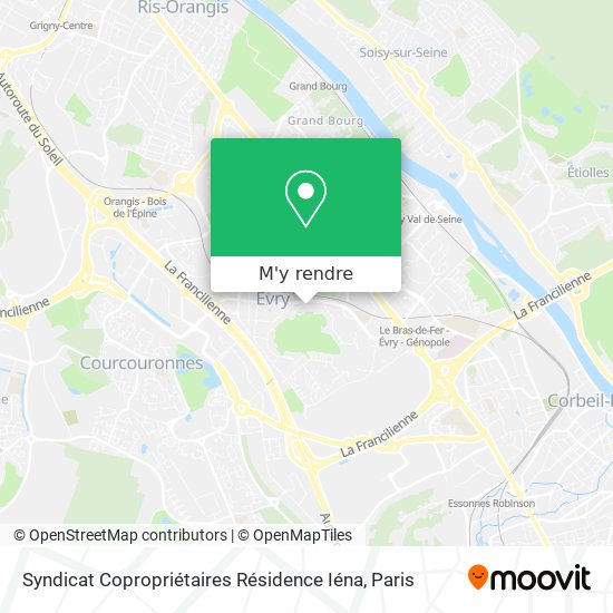 Syndicat Copropriétaires Résidence Iéna plan