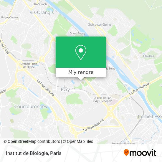 Institut de Biologie plan