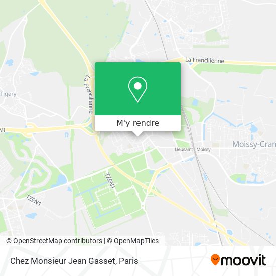 Chez Monsieur Jean Gasset plan