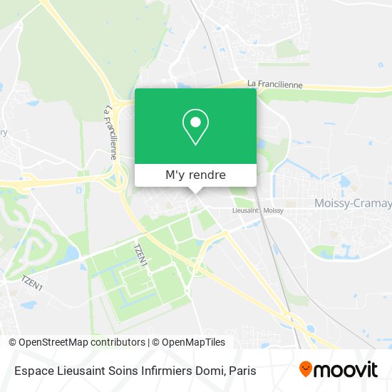 Espace Lieusaint Soins Infirmiers Domi plan