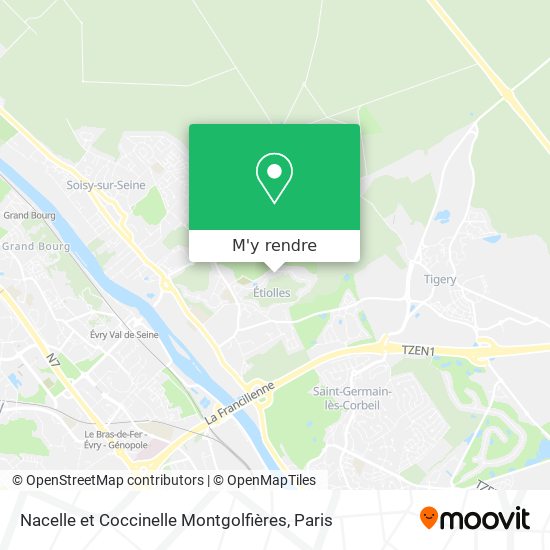 Nacelle et Coccinelle Montgolfières plan