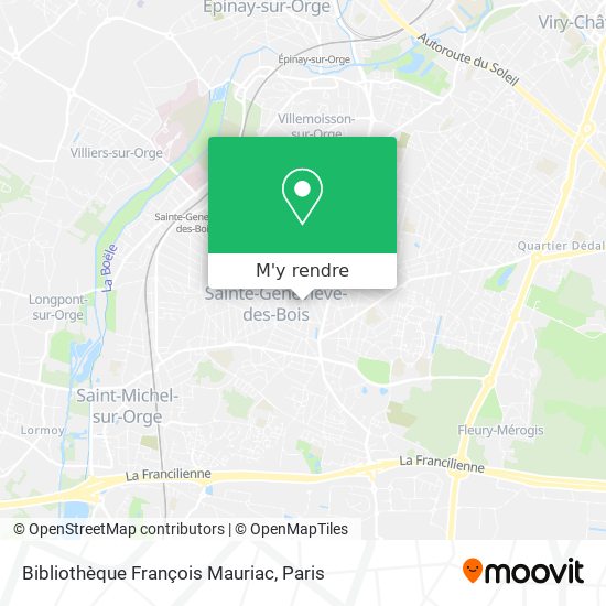 Bibliothèque François Mauriac plan