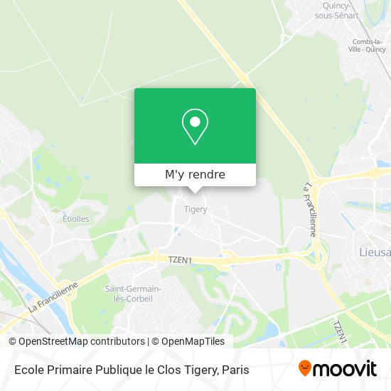 Ecole Primaire Publique le Clos Tigery plan