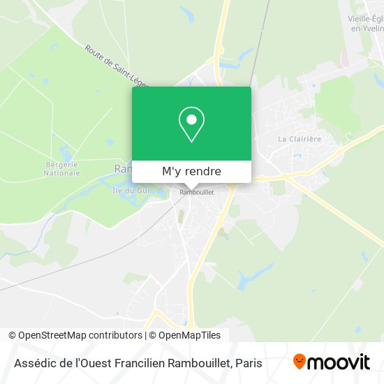 Assédic de l'Ouest Francilien Rambouillet plan