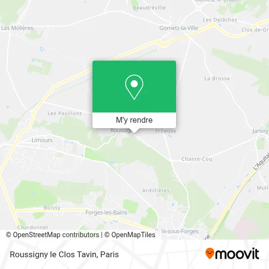Roussigny le Clos Tavin plan