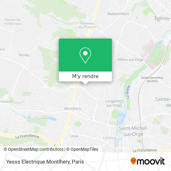 Yesss Electrique Montlhery plan