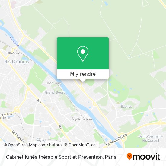 Cabinet Kinésithérapie Sport et Prévention plan