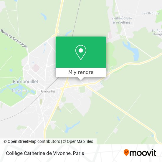Collège Catherine de Vivonne plan