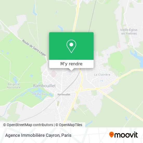 Agence Immobilière Cayron plan