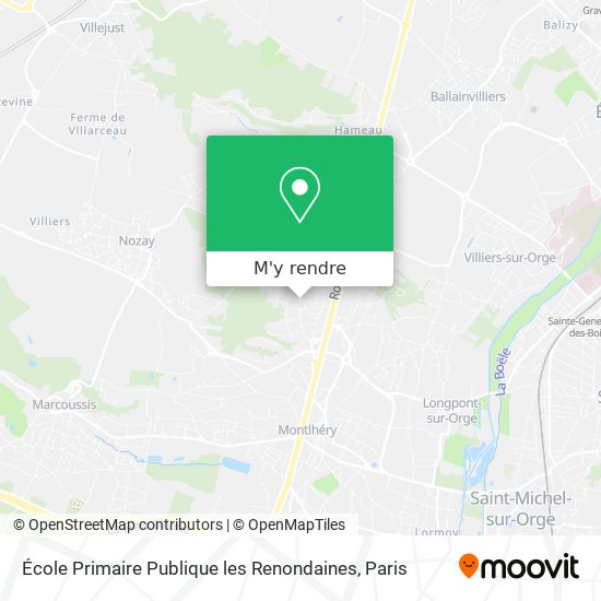 École Primaire Publique les Renondaines plan