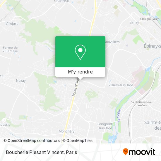 Boucherie Plesant Vincent plan