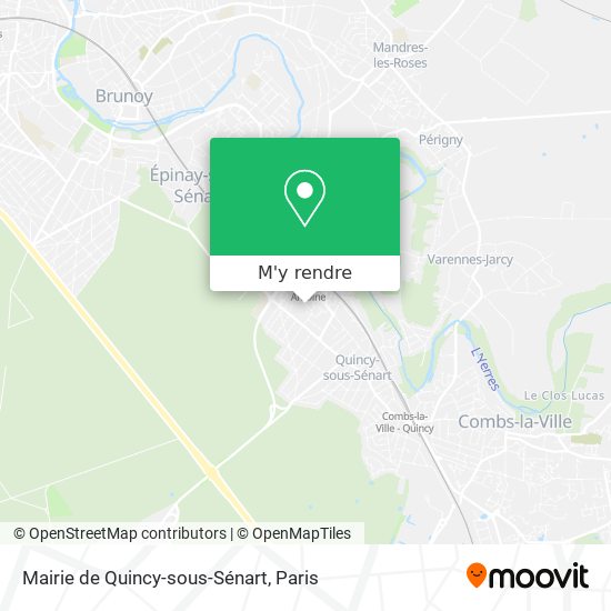Mairie de Quincy-sous-Sénart plan