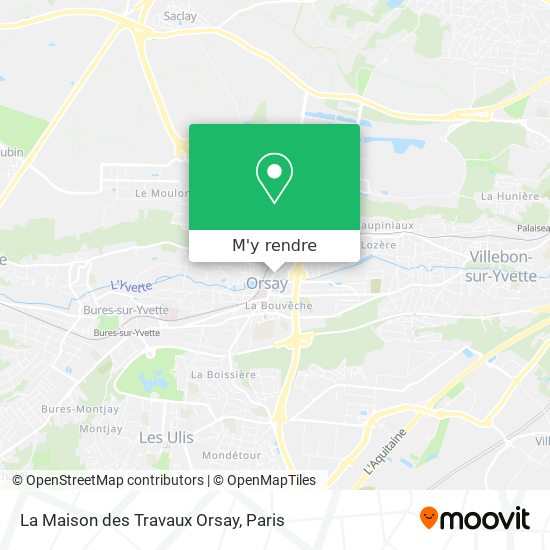 La Maison des Travaux Orsay plan