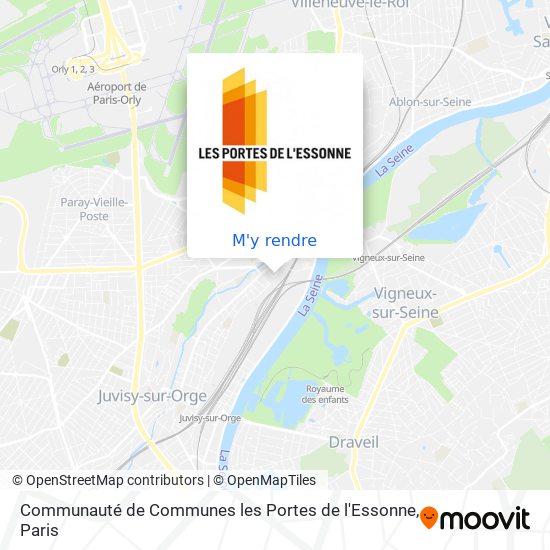 Communauté de Communes les Portes de l'Essonne plan