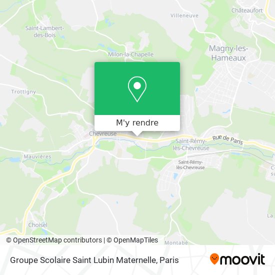 Groupe Scolaire Saint Lubin Maternelle plan
