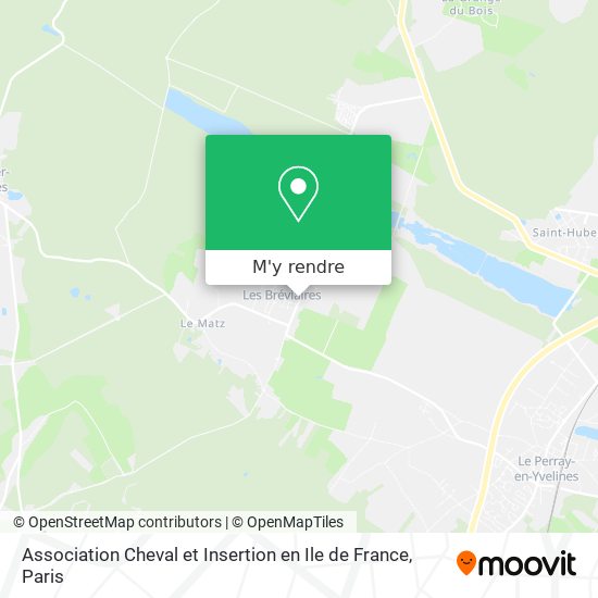 Association Cheval et Insertion en Ile de France plan