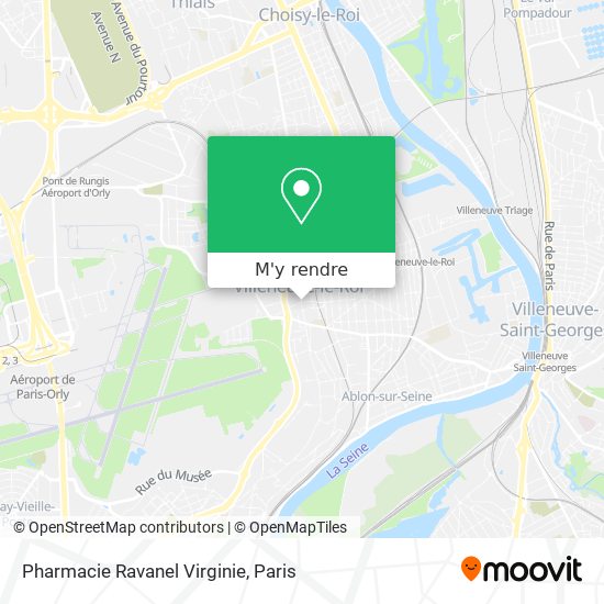 Pharmacie Ravanel Virginie plan