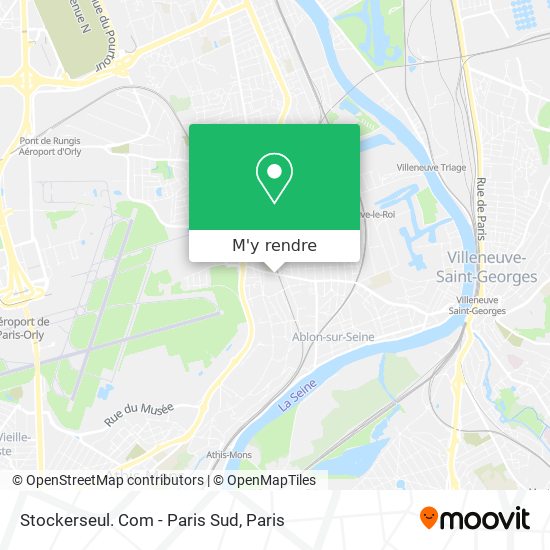 Stockerseul. Com - Paris Sud plan