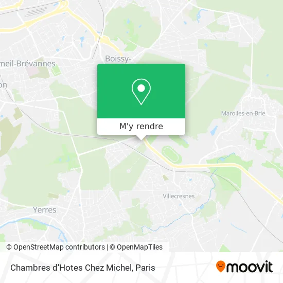 Chambres d'Hotes Chez Michel plan