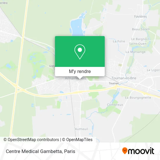 Centre Medical Gambetta plan