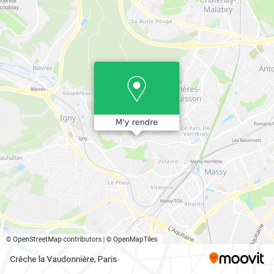 Crêche la Vaudonnière plan
