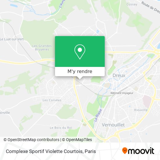 Complexe Sportif Violette Courtois plan