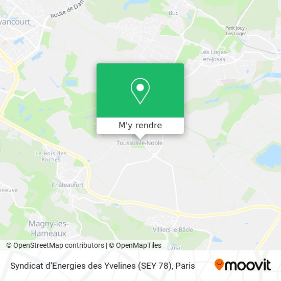 Syndicat d'Energies des Yvelines (SEY 78) plan