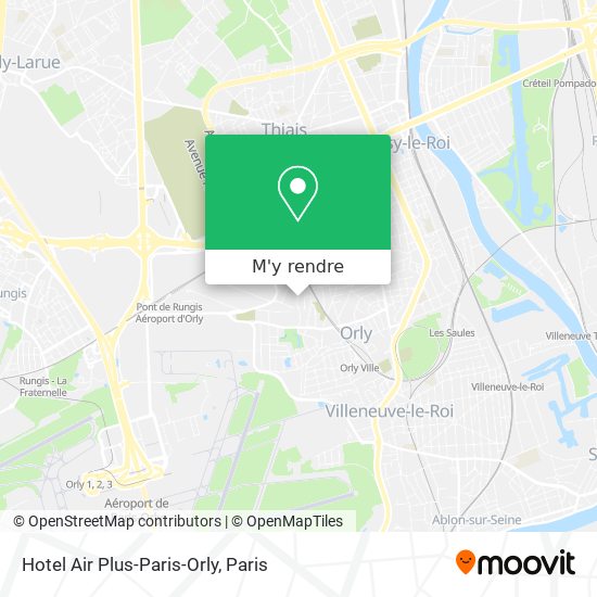 Hotel Air Plus-Paris-Orly plan