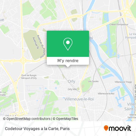 Codetour Voyages a la Carte plan