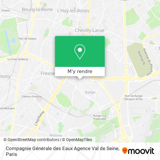 Compagnie Générale des Eaux Agence Val de Seine plan